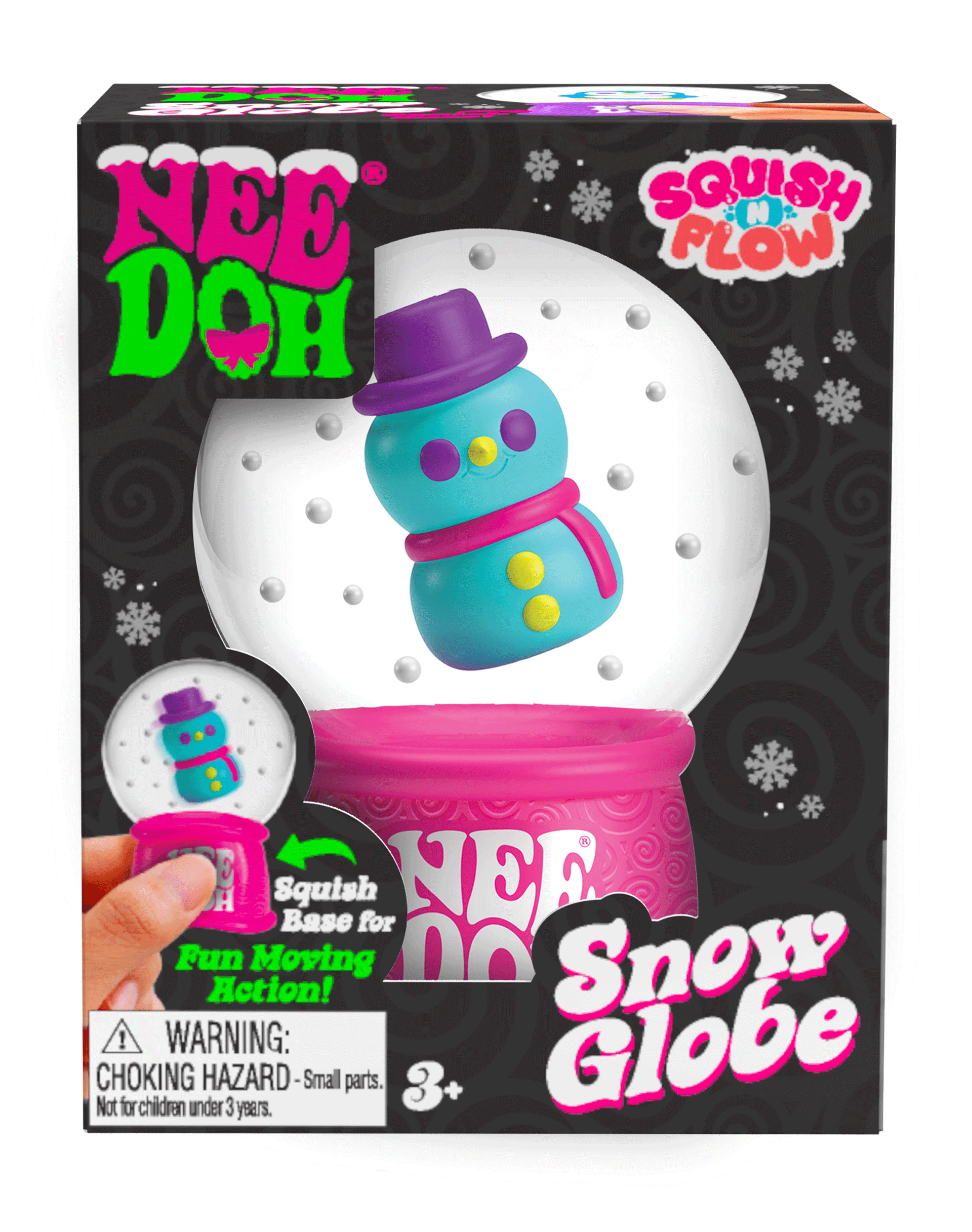 NeeDoh Squish N Flow Snow Globe (Seasonal) — photo 3 of 6