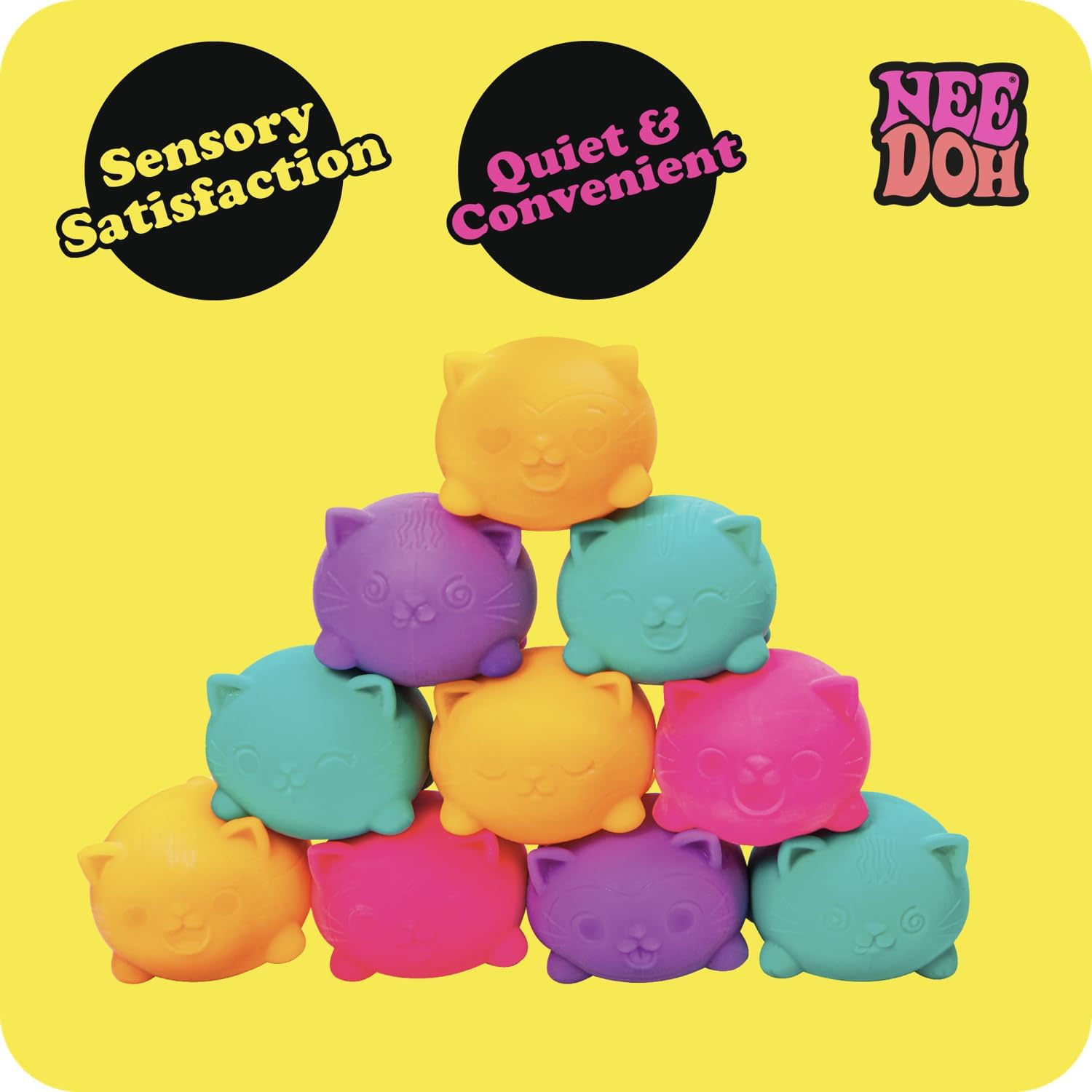 Cool Cats NeeDoh — Animals sensory fidget toy, NeeDoh stress ball — photo 2 of 13