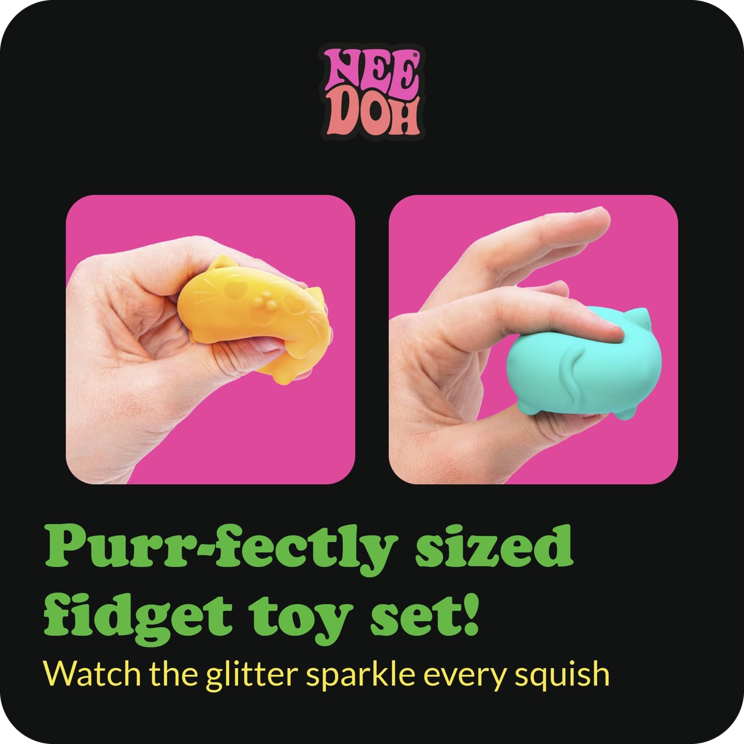 Cool Cats NeeDoh — Animals sensory fidget toy, NeeDoh stress ball — photo 3 of 13
