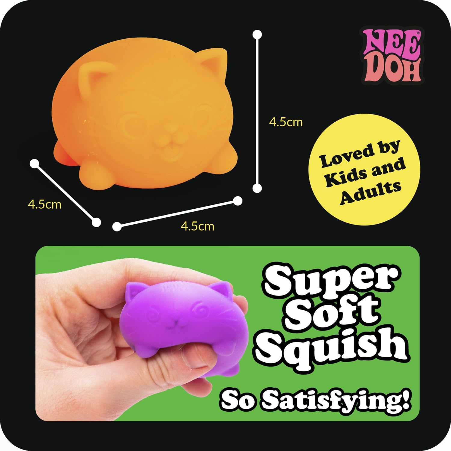 Cool Cats NeeDoh — Animals sensory fidget toy, NeeDoh stress ball — photo 7 of 13
