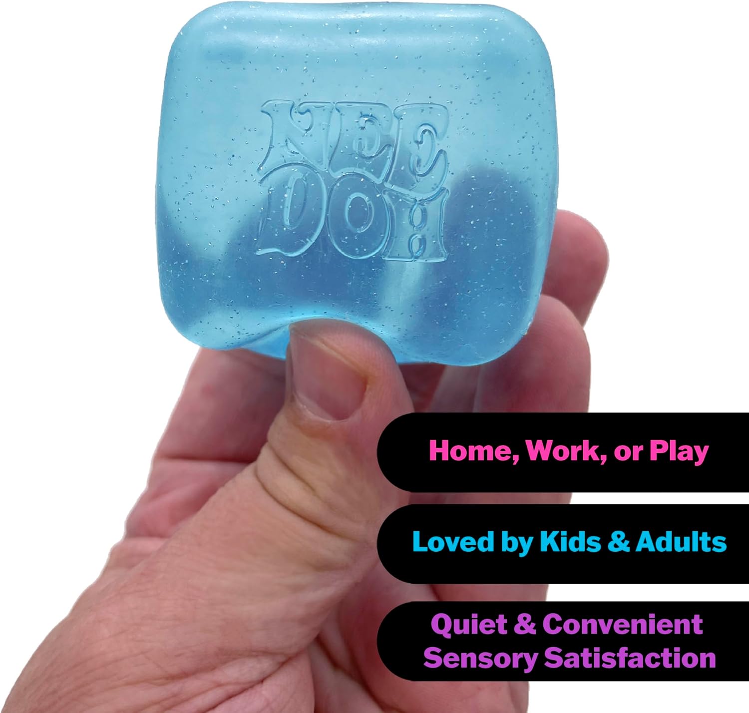 NeeDoh® Color Change Cube — Color Change sensory fidget toy, NeeDoh stress ball — photo 6 of 12