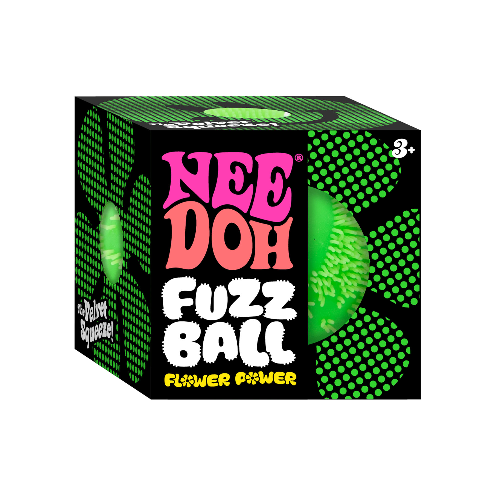 NeeDoh Fuzz Ball Flower Power — Fuzz Ball sensory fidget toy, NeeDoh stress ball — photo 10 of 12