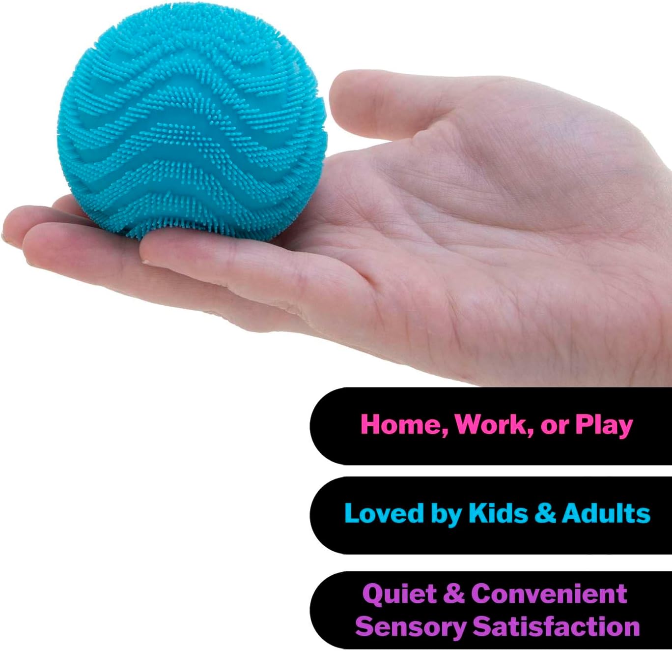 NeeDoh Fuzz Ball Flower Power — Fuzz Ball sensory fidget toy, NeeDoh stress ball — photo 4 of 12