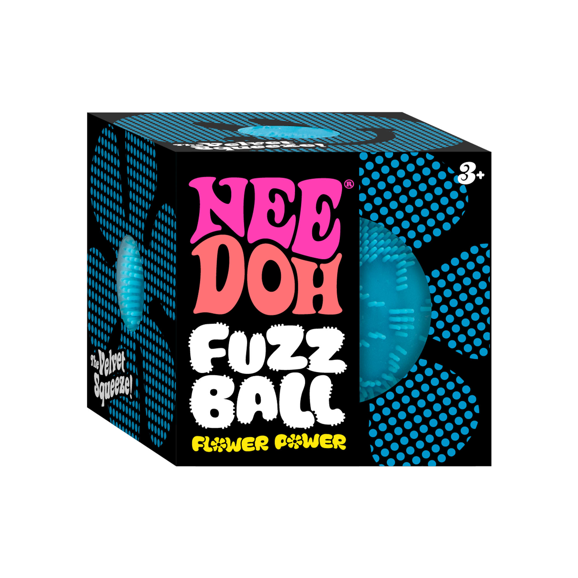 NeeDoh Fuzz Ball Flower Power — Fuzz Ball sensory fidget toy, NeeDoh stress ball — photo 9 of 12