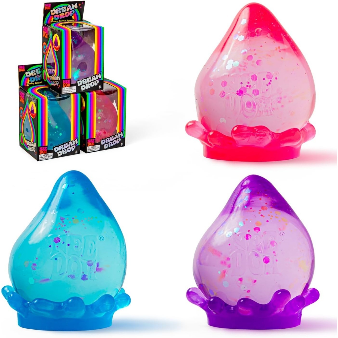 NeeDoh Nice Cube — Cubes & Shapes sensory fidget toy, NeeDoh stress ball — photo 10 of 21