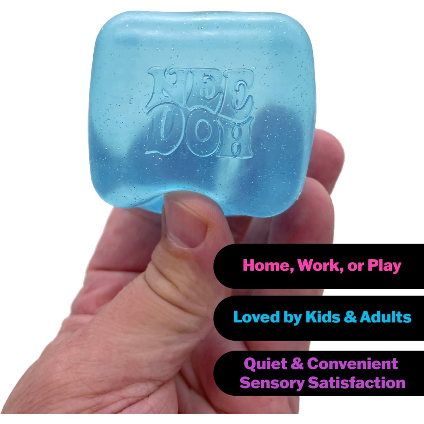 NeeDoh Nice Cube — Cubes & Shapes sensory fidget toy, NeeDoh stress ball — photo 6 of 21
