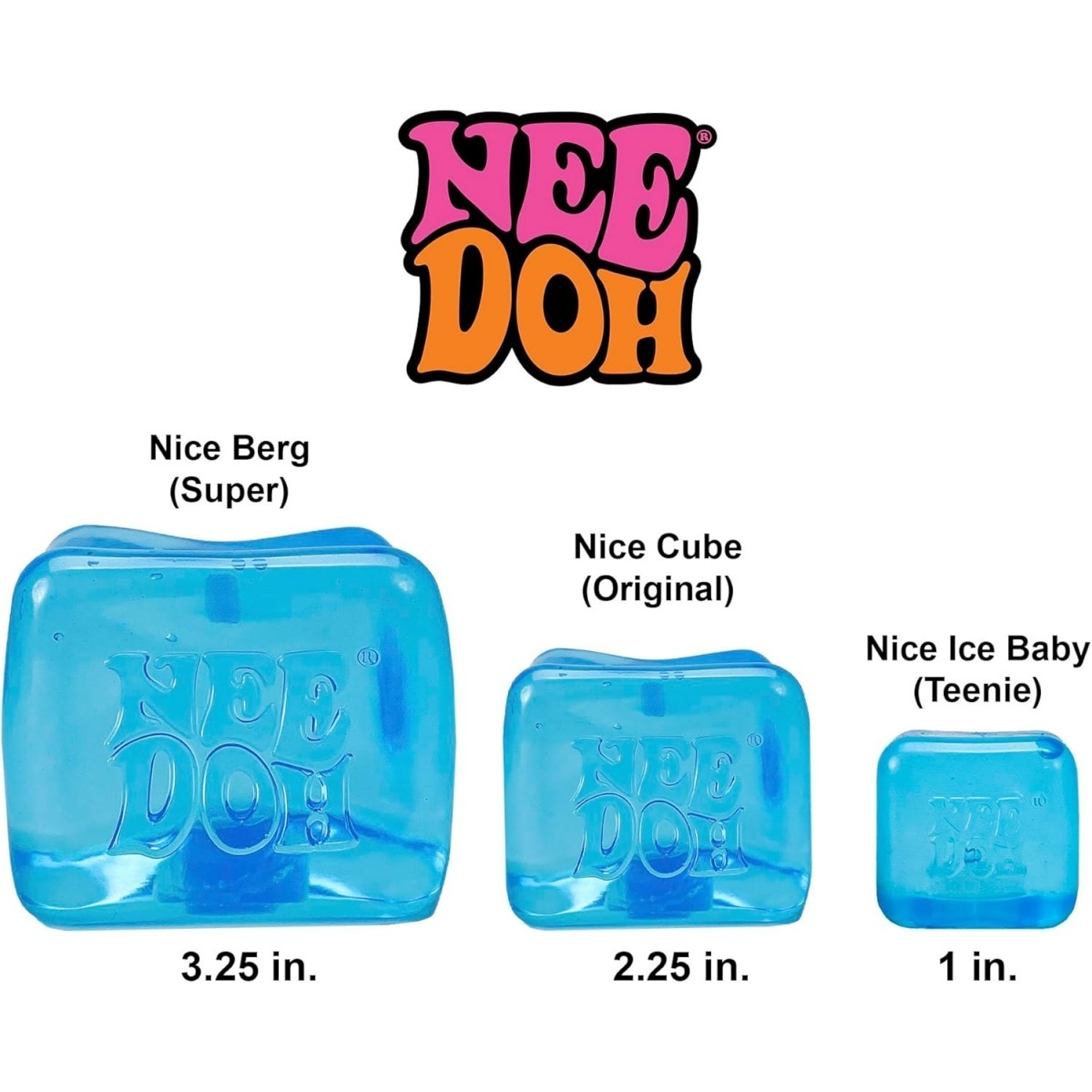 NeeDoh Nice Cube — Cubes & Shapes sensory fidget toy, NeeDoh stress ball — photo 9 of 21