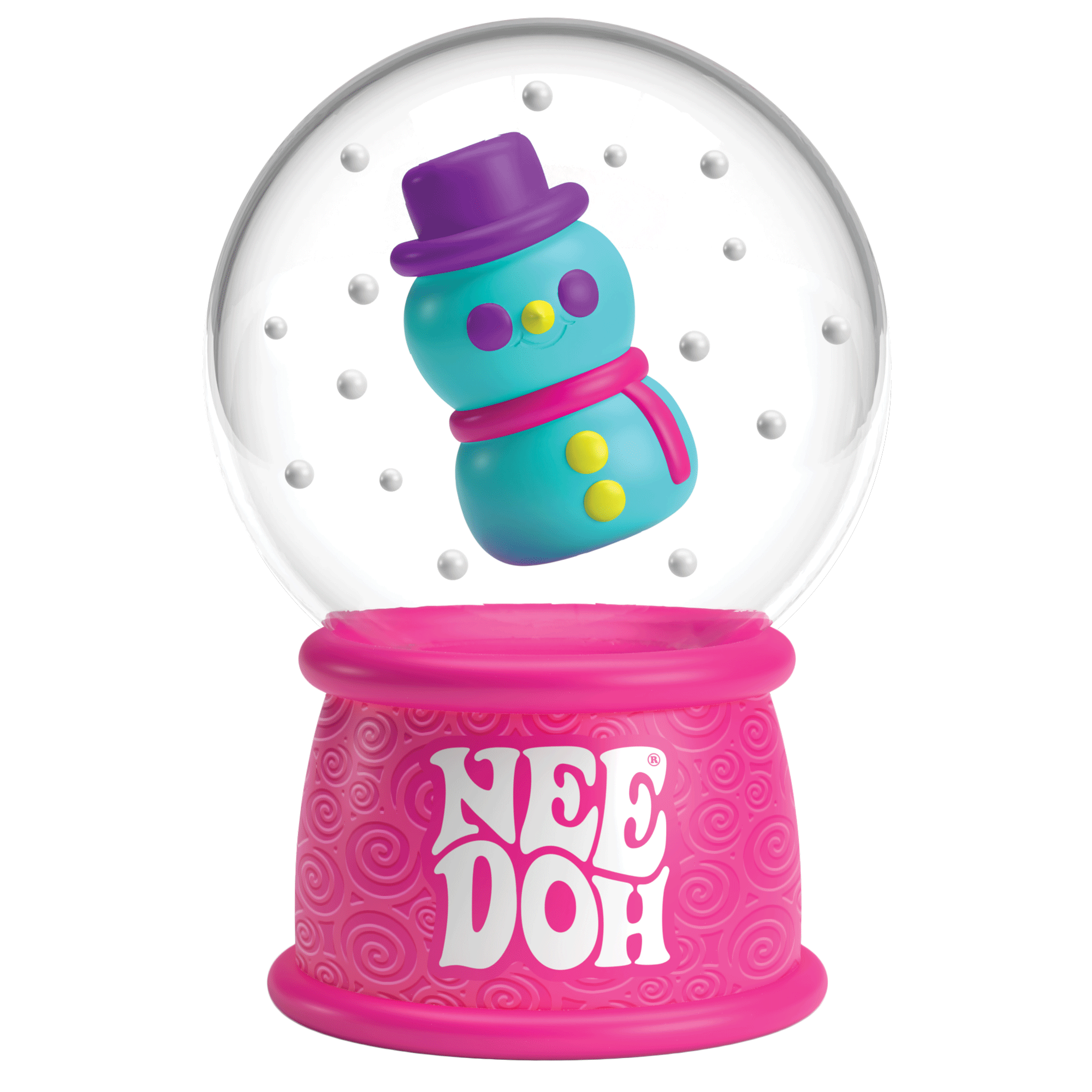 NeeDoh Squish N Flow Snow Globe — Seasonal sensory fidget toy, NeeDoh stress ball — photo 6 of 6