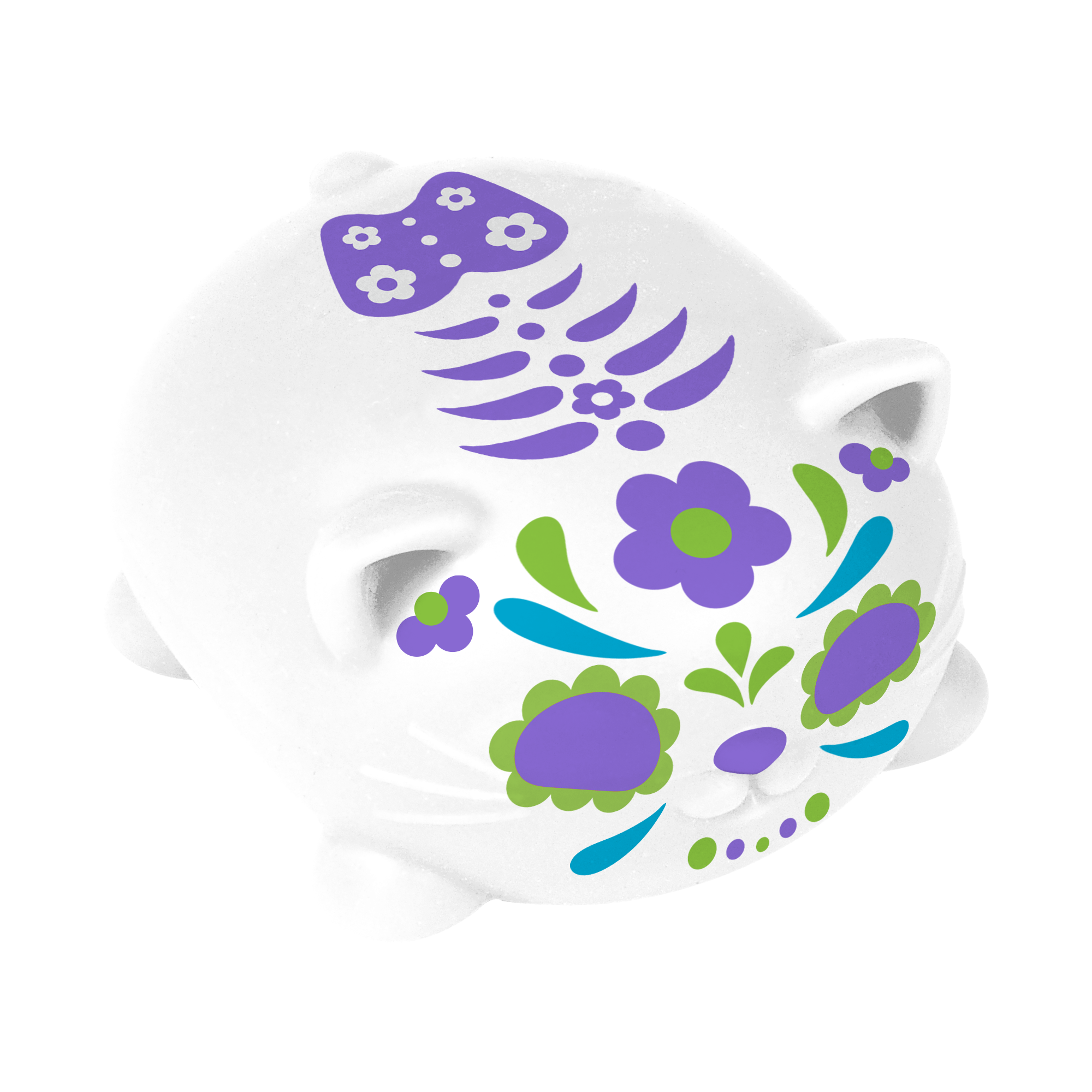 NeeDoh Sugar Skull Cats — Animals sensory fidget toy, NeeDoh stress ball — photo 2 of 7