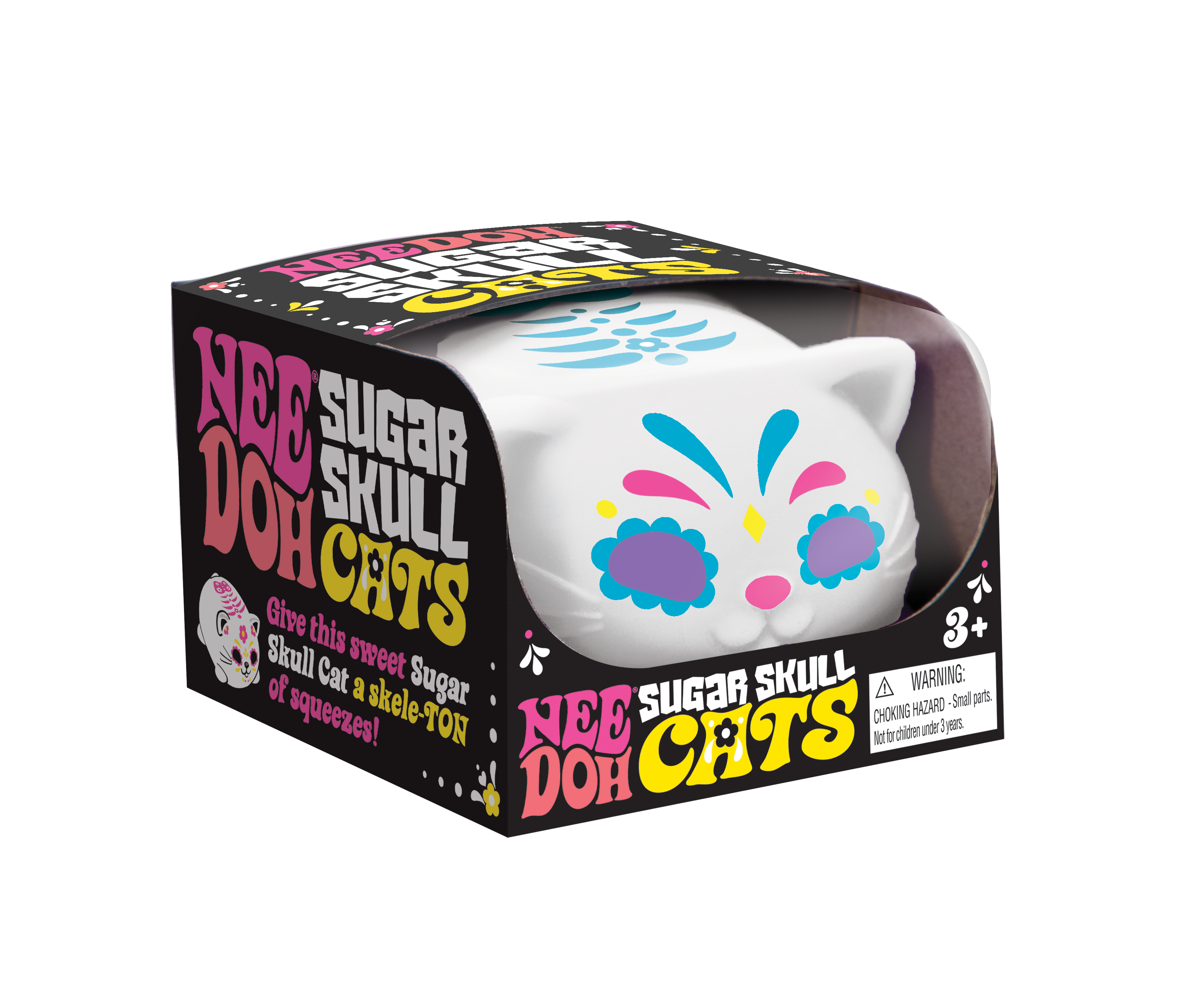 NeeDoh Sugar Skull Cats — Animals sensory fidget toy, NeeDoh stress ball — photo 6 of 7