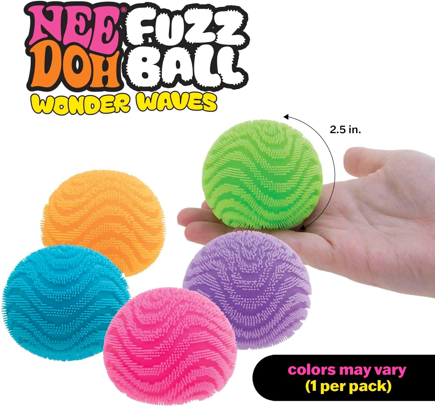 Super NeeDoh® Fuzz Ball — Fuzz Ball sensory fidget toy, NeeDoh stress ball — photo 5 of 7