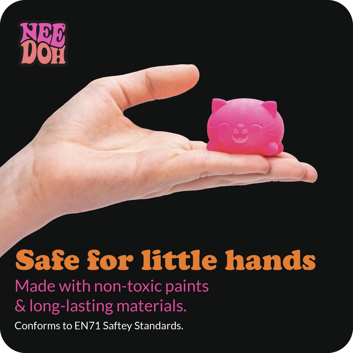 Teenie NeeDoh® Cool Kittens Multipack — Teenie Series sensory fidget toy, NeeDoh stress ball — photo 5 of 11