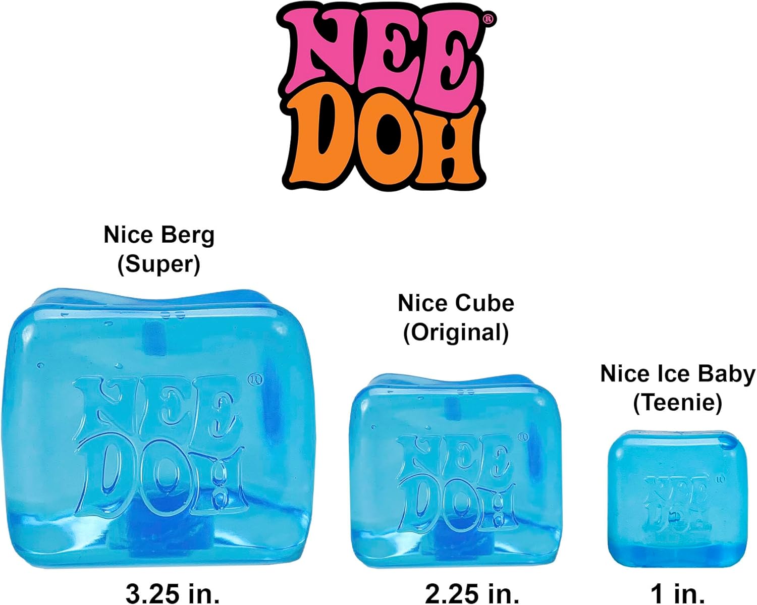 Teenie NeeDoh® Nice Ice Baby Multipack — Teenie Series sensory fidget toy, NeeDoh stress ball — photo 7 of 9